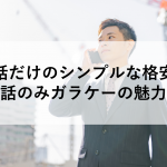 音声通話だけのシンプルな格安携帯、通話のみガラケーの魅力