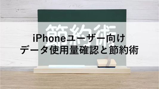 iPhoneのデータ使用量を確認する方法！節約術も解説【Wi-Fi・モバイルデータ通信】